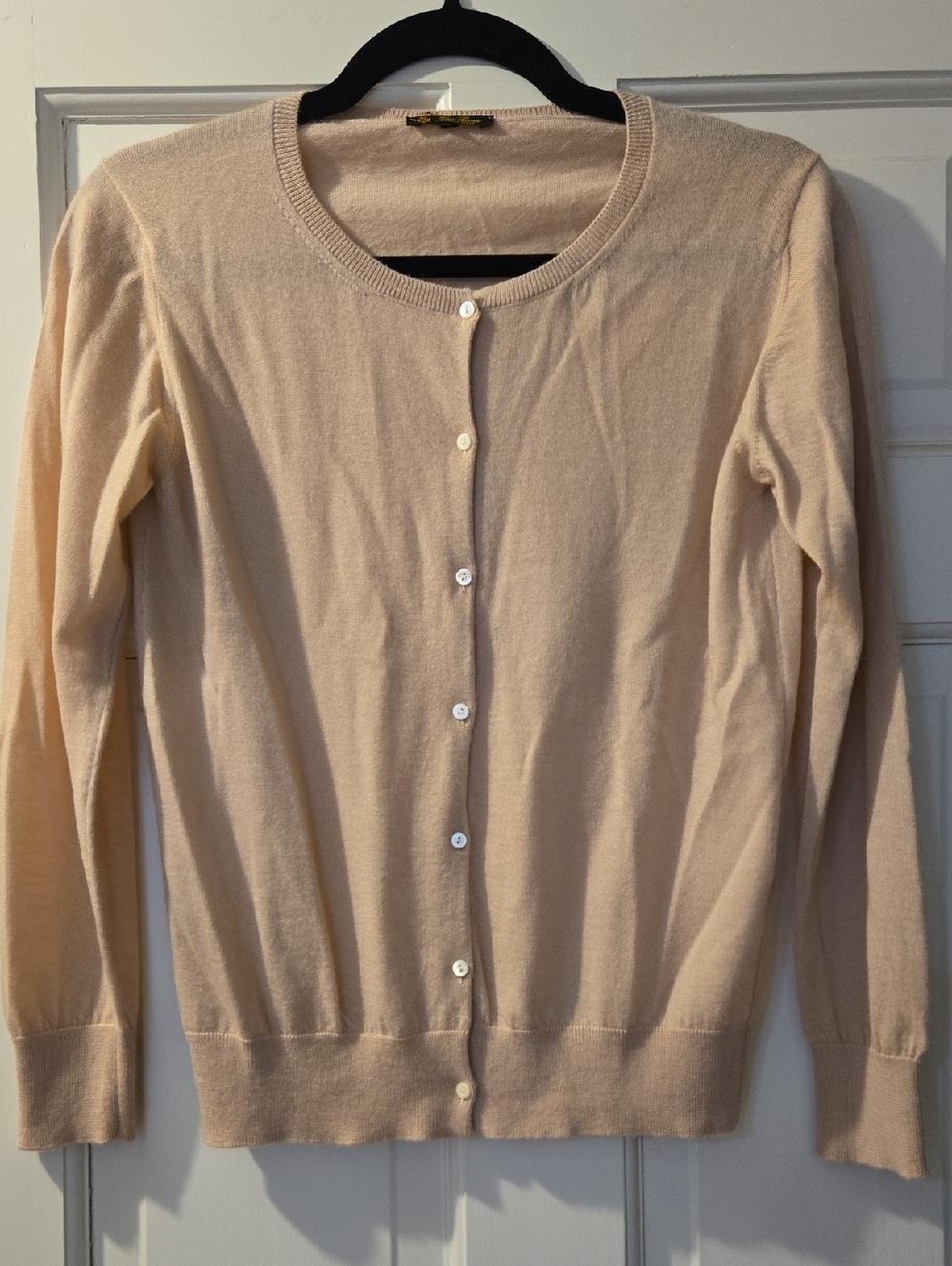 Loro Piana Cashmere Lightweight Button-Front Cardigan - Soft Cream